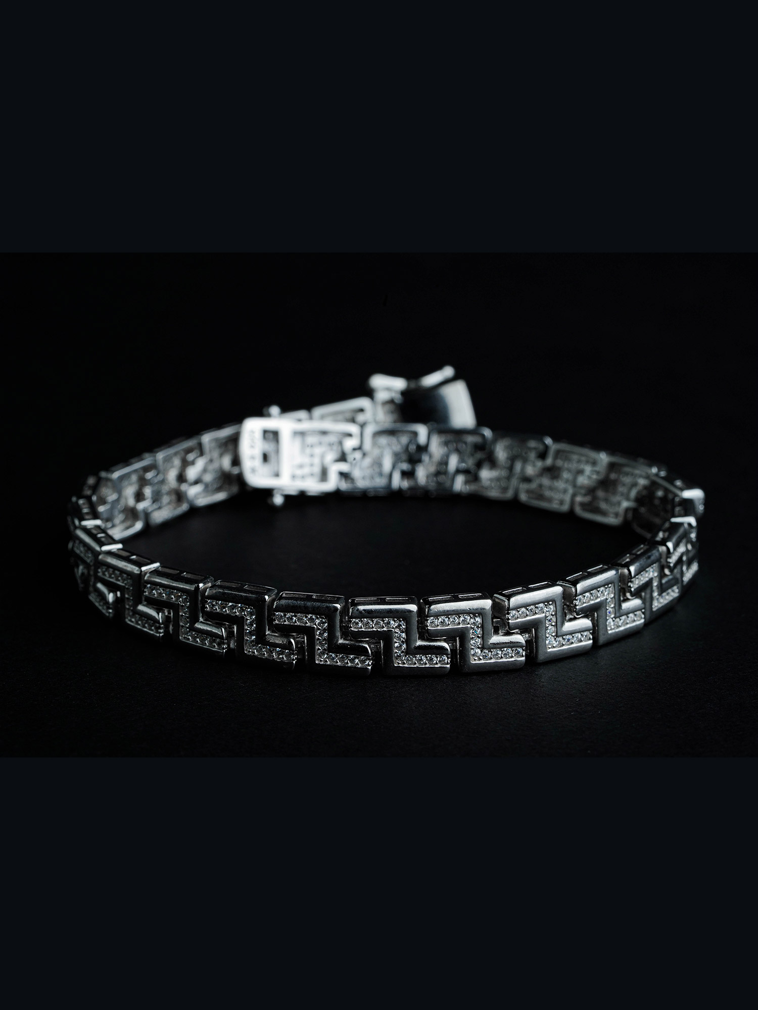 Silver unisex cuban bracelet